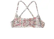 Billabong Girls X1848 Multicolor Gypsea Luv Crossback Bikini Swim Top, Multi, 12