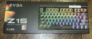 New Sealed EVGA Z15 RGB Mechanical Gaming Keyboard Hot Swappable Bronze Switches
