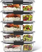 Rubbermaid Brilliance BPA Free Food Storage Containers with Lids