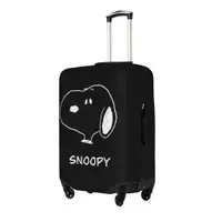 在飛比找蝦皮購物優惠-史努比旅行行李套手提箱保護套適合 18-32 英寸行李箱