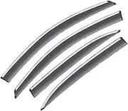 STIDPFZX 4X Deflectors Compatible for VW -Jetta A6 6 Typ 1B 2011~2018 Accessories Car Side Window Visors Rain Eyebrow Guards Windshield