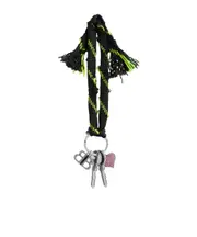 Women's Keychain Shoelace Bb in Black/neon Yellow One size Black/Neon Yellow