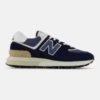 在飛比找Yahoo奇摩購物中心優惠-【NEW BALANCE】NB 574 復古鞋 休閒鞋 藍 