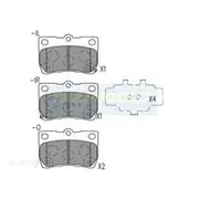 Transgold Brake Pads - TG1854N