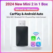 Wireless Carplay Adapter Android Auto Wireless Smart Dongle 2in1 Fast Connect