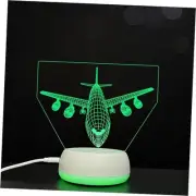 Airplane Plane Night Light, Aviation Plane USB Charging 3D Optical Illusion