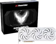 Powercolor AMD Radeon RX 9070 XT Red Devil Series Graphics Card All-White Model [ RX9070XT 16G-E/OC/White ]