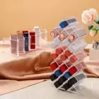 16/28 Grids Lipstick Storage Box Transparent Lipstick Holder Makeup Organizer