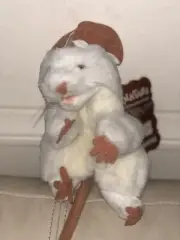Folkmanis Folktails Plush White Mouse Hand Puppet 7 Inch Soft Stuffed Animal Toy