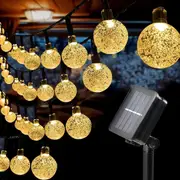 200LED Solar Globe String Lights Fairy Outdoor Festoon Party Garden Decor