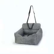 Dog Car Booster Seat Belt Pet Protector Portable soft Travel Bed Basket Washable