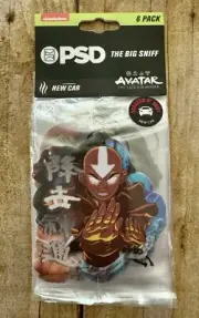 PSD Avatar The Last AirBender The Big Sniff 6 Pack New Car Scent Air Freshener