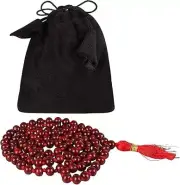 Rosewood Beads mala | Rosary 8mm Handmade 108+1 Beads Prayer japa mala |
