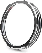 QASULER Motorcycle Speedometer Gauge Bezel Trim Ring, for Harley, Davidson Sportster XL 883 1200 Bob Low Rider Models CNC Aluminum Motorcycle Speedometer Trim Ring
