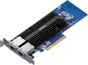 Synology E10G30-T2 [10GbE / RJ-45 / Dual Port/Extended Network Card for Synology] Domestic Authorized Dealer Field Lake Product