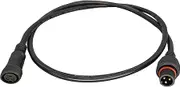 tunghey 1Pack 3 Pin 24AWG IP65 Extension Cable Wire with Male and Female Connectors at Both Ends for Single Color RGB 5630 5730 5050 WS2813 etc LED Strip 15mm nut Small Size (5M)