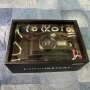 LOMOGRAPHY LOMO'INSTANT LI100B BLACK INSTANT FILM CAMERA 48MM F/8
