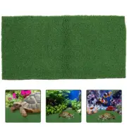 Turtle Habitat Artificial Grass Simulated Lawn Floating Platform Basking Turf