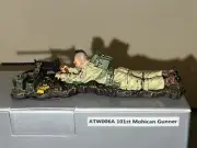 Gunn ATW006A 101st Airborne Mohican Machine Gunner NOT King & Country D-Day