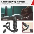Telescopic Anal Vibrator Thrusting Prostate Massager Anal Butt Plug Sex Toy