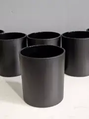 New Black Matte Tumbler Jars 10 oz (Case Of 12) Candle Making Candle Glass Bulk