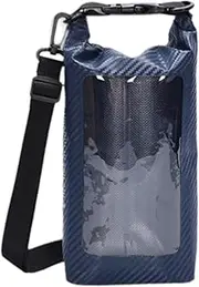Waterproof Phone Case Dry Bag 3L Float Bag Lightweight Roll Top Waterproof Bag for Travel Swimming Fishing Kayaking Rafting, Dark Blue