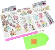 TOBBOMEY Gemstone Stickers for Girls 3 Sets Kids Diamond Stickers DIY Diamond Art Kits