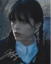 JENNA ORTEGA as WEDNESDAY ADDAMS Hand signed colo8x10 photo W COA Photo I