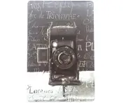 Vintage Camera Photography Metal Poster