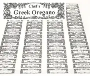 80 SPICE JAR LABELS Hi-Qual. Clear Waterproof Washable