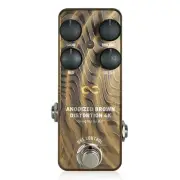 One Control Anodized Brown Distortion 4K Guitar Effector