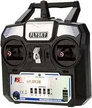 ASHDEL FS-i4 AFHDS 2A 2.4GHz 4CH Radio System Transmitter for RC Helicopter Glider with FS-A6 Receiver
