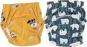 VICASKY 2pcs Diapers Training Pants for Washable Newborn Diapers Training Pants Training Pants Potty Training Pants Cotton Gauze