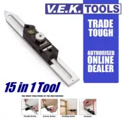 TREND 15in1 MultiTool-Convex,Parallel,Profilling Scriber-Compass,Plumb Bob,Level