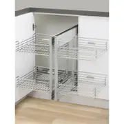 Kaboodle 2 Tier Blind Corner Soft Close Pullout Baskets