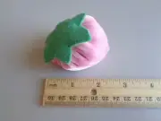 Pink Velvet Pincushion Strawberry Pin Keep Needle Sharpening Turkish Emery Large