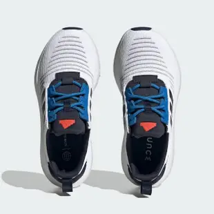【adidas 愛迪達】運動鞋 童鞋 中童 大童 SWIFT RUN23 J 黑白藍 IE9993