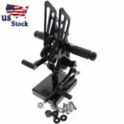 CNC Rearset Footrest For Kawasaki NINJA250 EXC250 2008 2009 2010-2012 Adjustable