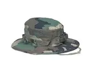 US Army Woodland Camouflage Bdu Uniform Military Boonie Hat Cap S
