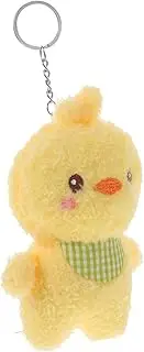 ORFOFE Plush Chick Pendant Stuffed Chicken Key Rings Stuffed Chicken Hanging Charm Keychain Tiny Stuffed Chicken Backpack Key Pendant Stuffed Chicken Hanging Decor Key Decoration