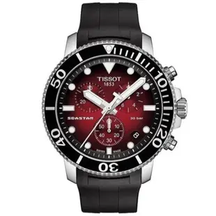 TISSOT 天梭手錶Seastar 1000海洋之星T1204171742100 三眼計時 正品 實體店面預購