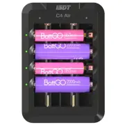 ISDT C4 AIR Smart Battery Charger Fast Charge AA AAA 18650 Li-ion NiMH RC