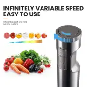 "1000W 4-in-1 Hand Immersion Blender with Stainless Steel Stick"
