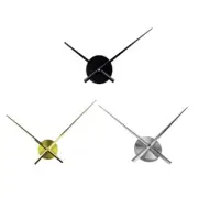 Gold/Silver Metal Needles Silver Large Clocks for Living Room Bedroom