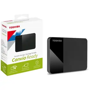 Toshiba東芝 1TB 2TB 4TB Canvio Ready 黑/USB3.2 外接式硬碟/原價屋【活動贈】