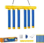 Reflex Game Falling Sticks，Reflex Challenge Game，Hand Eye Coordination Training, 3 Adjustable Speed, Upgrade Remote Control，for Kids and Adults (Blue)
