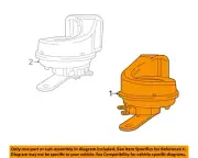 CHRYSLER OEM 11-20 CV Electrical Horn-Low Note Horn 5026976AD (for: Chrysler)