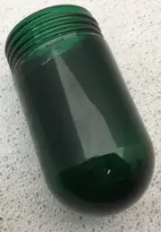 VGL-1GR APPLETON CYLINDRICAL GLASS GLOBE LAMP GREEN 60-150W