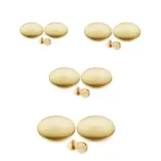 Solid Brass Leather Rivets Buttons Cap Studs Diy Shoes