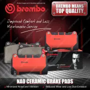 4pcs Front Brembo Ceramic Brake Pads for Toyota Corolla E12 ZER ZZE12 R1 Avensis